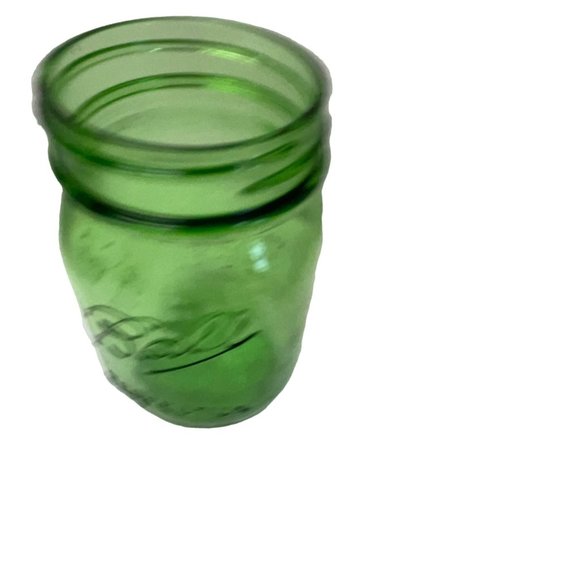 Vintage Ball MASON‎ Jar Glass Modern Design Green Container 500ML Green 5 3/4" - Picture 3 of 8